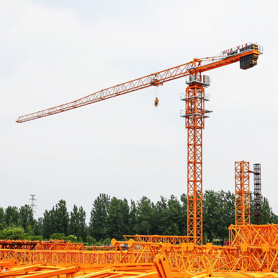 Zoomlion Building Construction Machine 8 Ton 12 Ton Erecting Tower Crane Flat-top Tower Crane