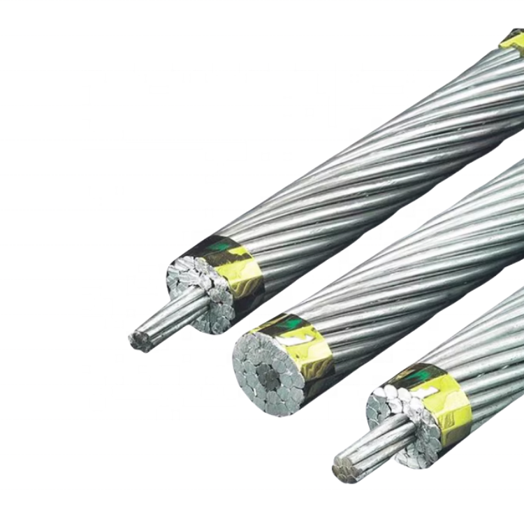 over head power line high tensile AAC AAAC ACSR bare conductor steel inner core wire