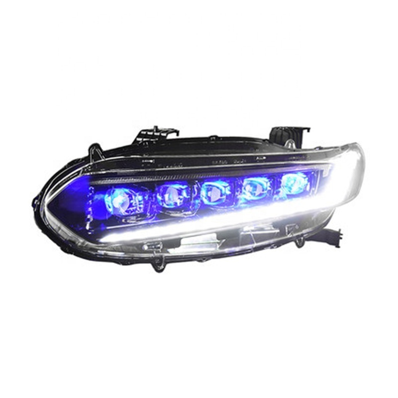 Plug and Play Head Lamp For Honda Accord-10th 2015-2018 Low High Beam DRL Signal LED Front Bumper Fog Lamp Auto System Body Kits