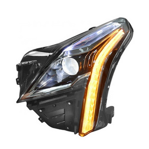 Modify Plug and Play Head Lamp For Cadillac XT5 4 Functions DRL + Low + High Beam + Signal Front Bumper LED Auto Body Kits Parts