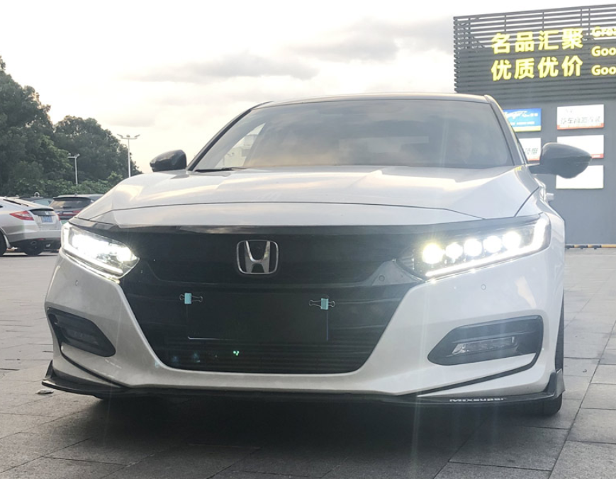 Plug and Play Head Lamp For Honda Accord-10th 2015-2018 Low High Beam DRL Signal LED Front Bumper Fog Lamp Auto System Body Kits