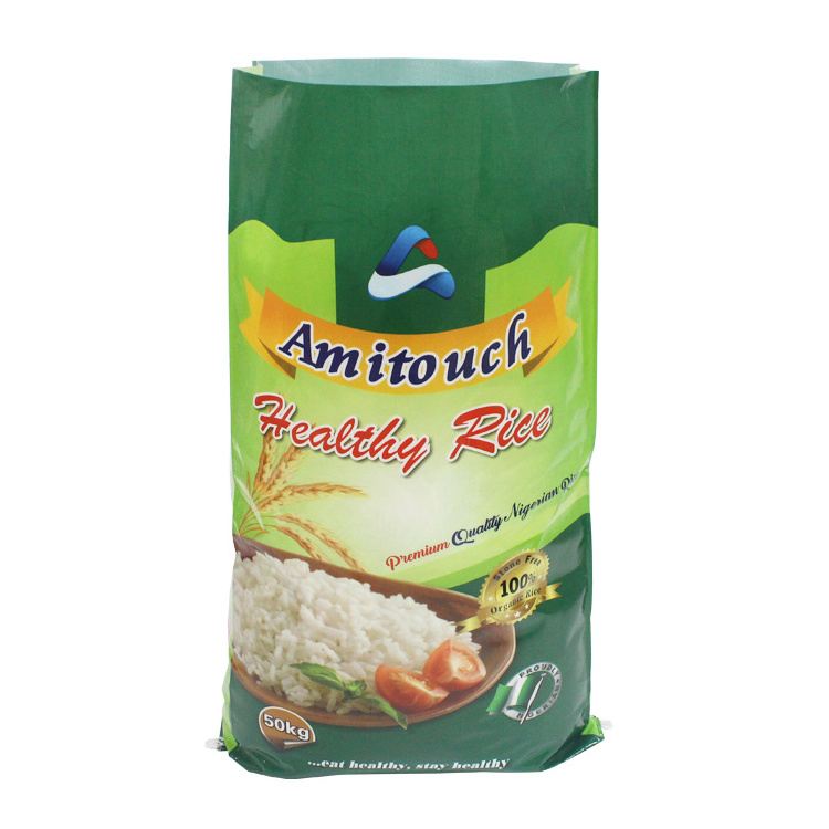 Food Grade 20KG Bag Woven Sack Bag Plastic Empty Rice Flour Grain Rice Sack