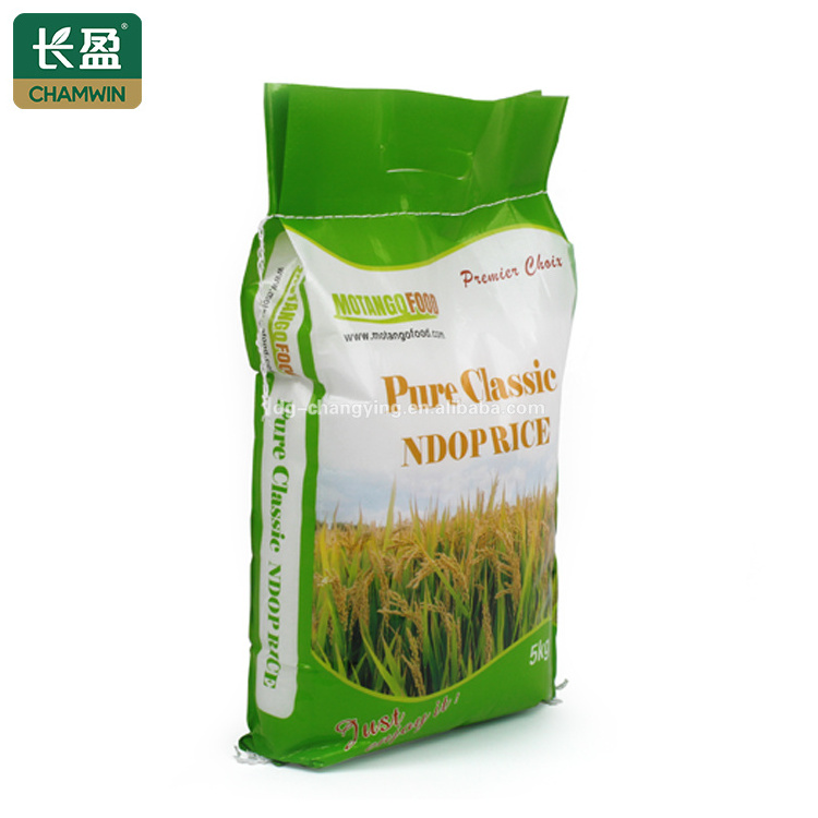 rice bag size 5kg 10kg 20kg 25kg 50kg grain potato pp woven bag for paddy laminated rice sack bag