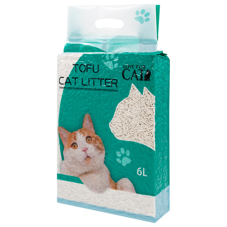 Wholesale Food Grade Dust-free Large Particles Super Absorbent Tofu Cat LitterBest Cat Litter For Odor