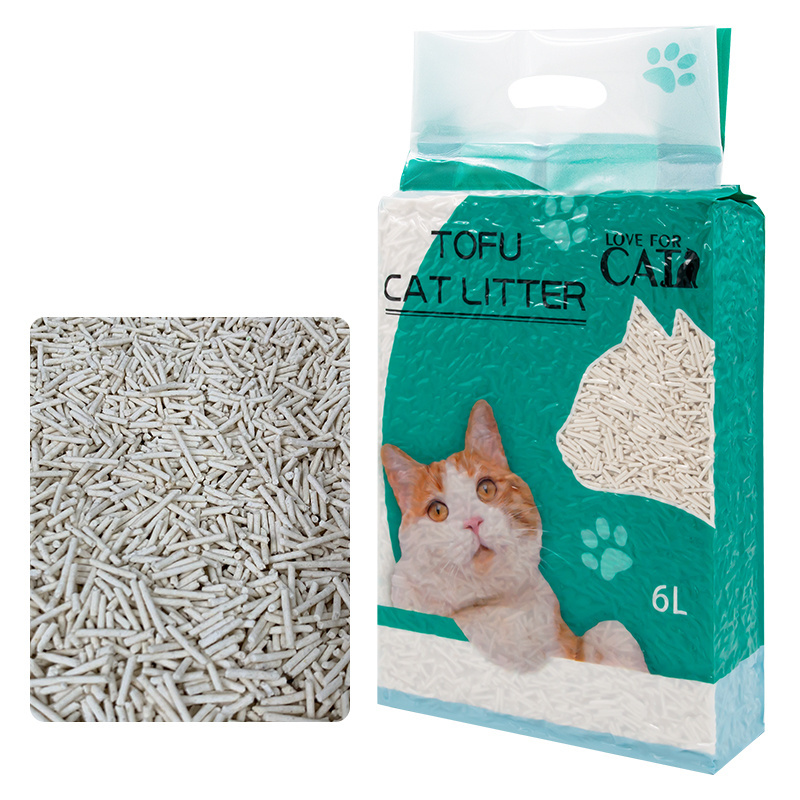 Wholesale Food Grade Dust-free Large Particles Super Absorbent Tofu Cat LitterBest Cat Litter For Odor