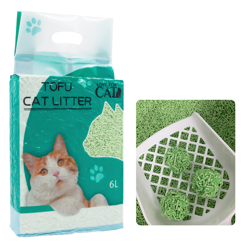 Wholesale Food Grade Dust-free Large Particles Super Absorbent Tofu Cat LitterBest Cat Litter For Odor