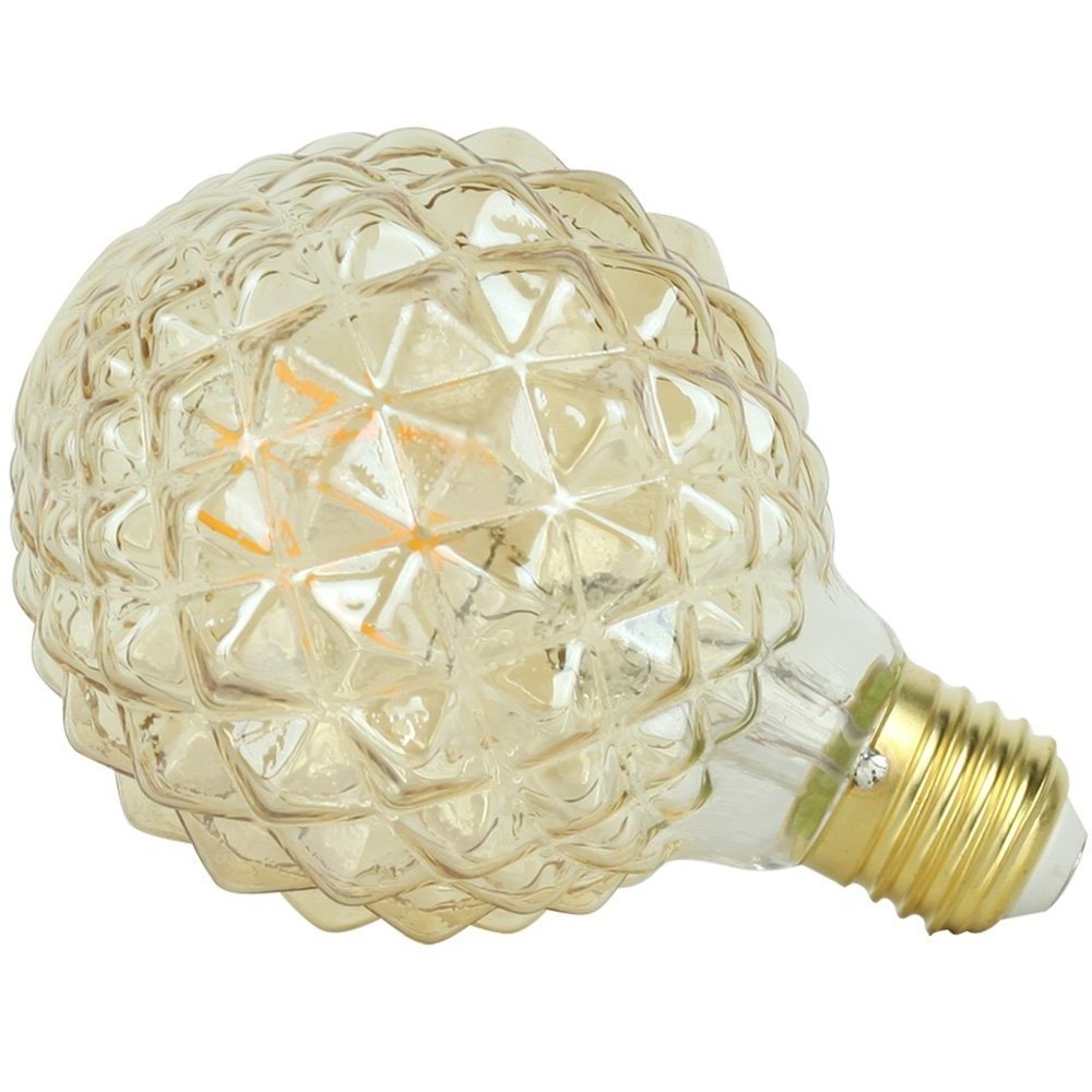 Vintage unique pineapple shape clear glass 220V G95 LED Filament Bulb