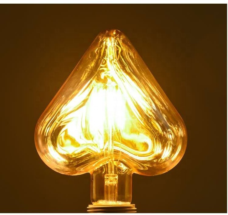 Decorative 4w Heart shape LED Filament Bulb