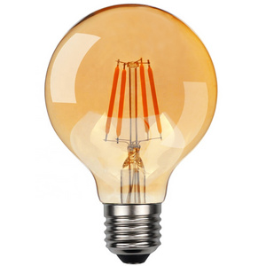 Factory Directly Supply 120V 2200K 2700K G80 Led Filament Retro Edison Light Amber Bulb