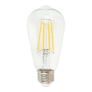 Wholesale Vintage Style 4W 5W 6W ST58  LED Lamp E26 E27 2700K 3000K 4000K 120V 220V Clear Glass LED Edison Filament Bulb