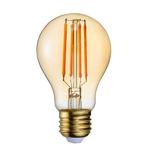 China Factory E26 E27 B22 Dimmable A60 LED Filament Bulb Light Bulbs Replace Light Bulb for Indoor Lighting and Decoration