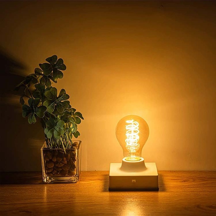 Wholesale OEM Dimmable A60 LED Filament Bulb E26 E27 B22 Base Round Light Bulbs 6W Replace LED Light  Bulb