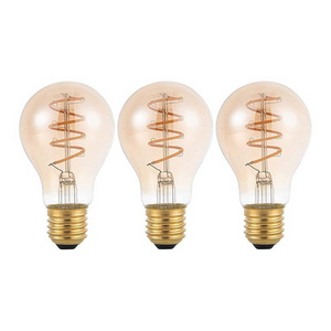 Wholesale OEM Dimmable A60 LED Filament Bulb E26 E27 B22 Base Round Light Bulbs 6W Replace LED Light  Bulb