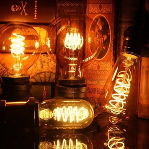 High Quality Energy Saving Decoration T45 2W 4W 2700K 4000K Clear LED  Straight Filament Light Bulb