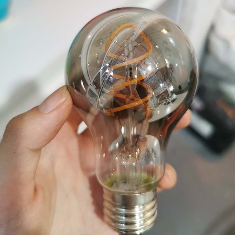 High Quality A60 A19 2W 4W 5W 6W 8W Vintage Style Edison Bulb Smoke Gray E26 E27 Global LED Light Filament Bulb