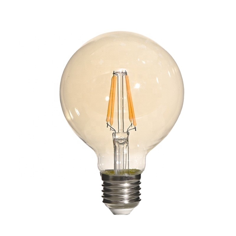 China LED Bulb G80 Decorative Light E26 E27 120v 220v 4w 5w 8w Dimmable Globe Led Filament Edison Bulb