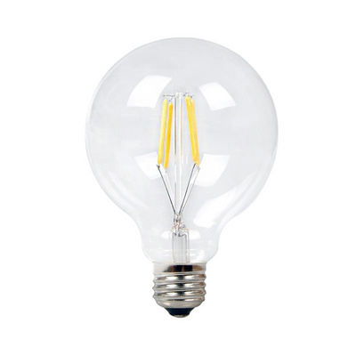 China LED Bulb G80 Decorative Light E26 E27 120v 220v 4w 5w 8w Dimmable Globe Led Filament Edison Bulb