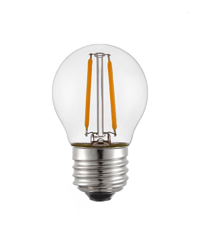 Factory Wholesale Warm White Clear Glass G45 LED Filament Bulb