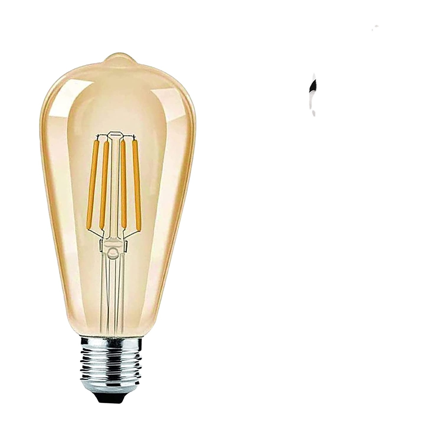 Daylight White 4000K 5000K E12 LED Bulbs ST64 Candelabra Base Candle Led Filament Bulb