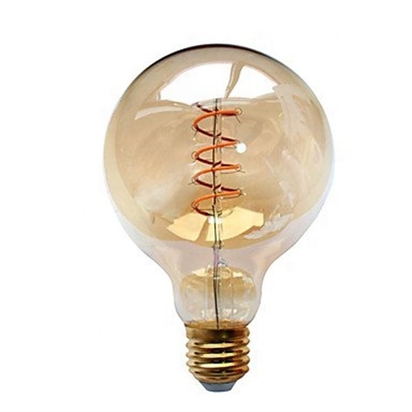 G95 2W 4W 6W Led Filament Bulb Dimmable Led Glass Bulb Suitable for Chandelier