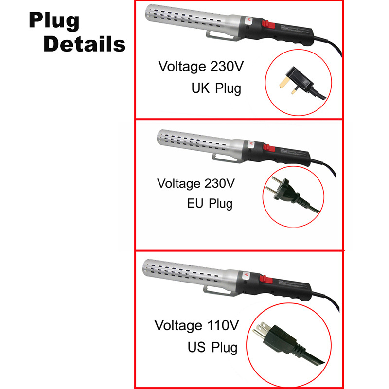 2000W stainless steel looftlighter electric barbecue fire starter for outdoor grills  primary supplier