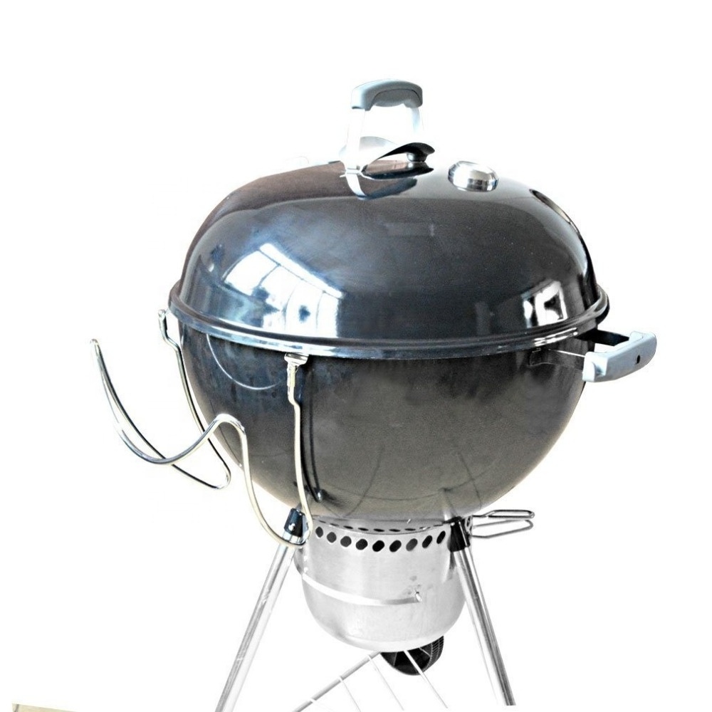 Slide-a-Side Must-Have Accessory Stainless Steel Lid Holder Fits for Kettle Charcoal bbq