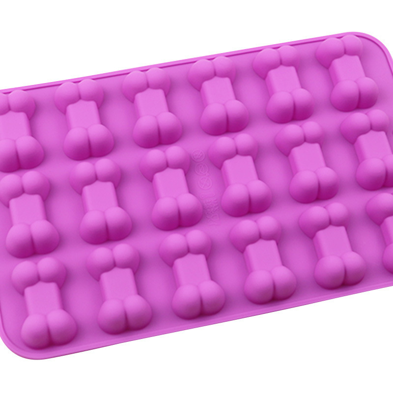 Wholesale 18 holes Dog Bone Shape silicone molds for making chocolate