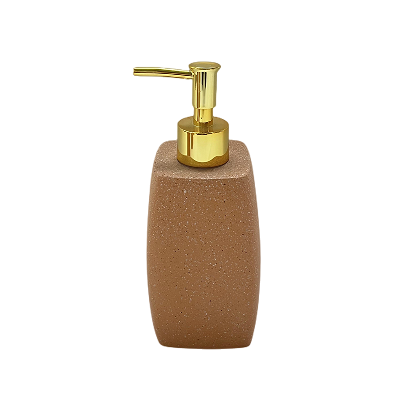 Wholesale Cement Vintage Artificial Brick bathroom Accessories Set Hand Soap Dispenser Pump Toothbrush Toilet Holder Tumbler