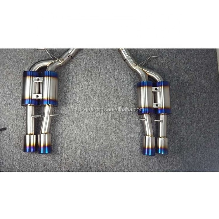 Efficient Competitive Price Carbon Car Exhaust Tip Muffler Pipe Steel with LED Light for Akrapovic Single