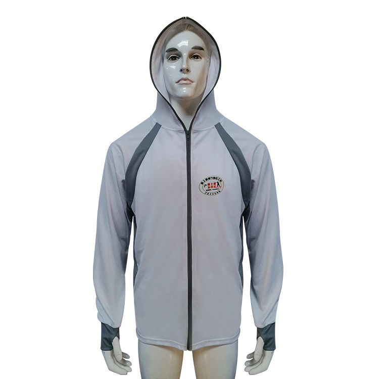 Anti-Mosquito fishing wear mountain camping long-sleeve hooded sunscreen clothing jacket outdoor fishing clothes