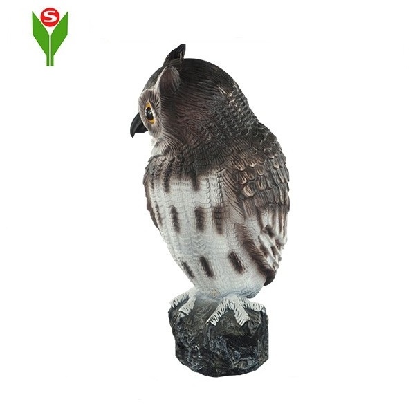 Plastic Outdoor  Owl Garden Decoration for Scraing the Crows