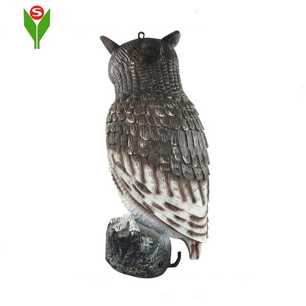 Plastic Outdoor  Owl Garden Decoration for Scraing the Crows