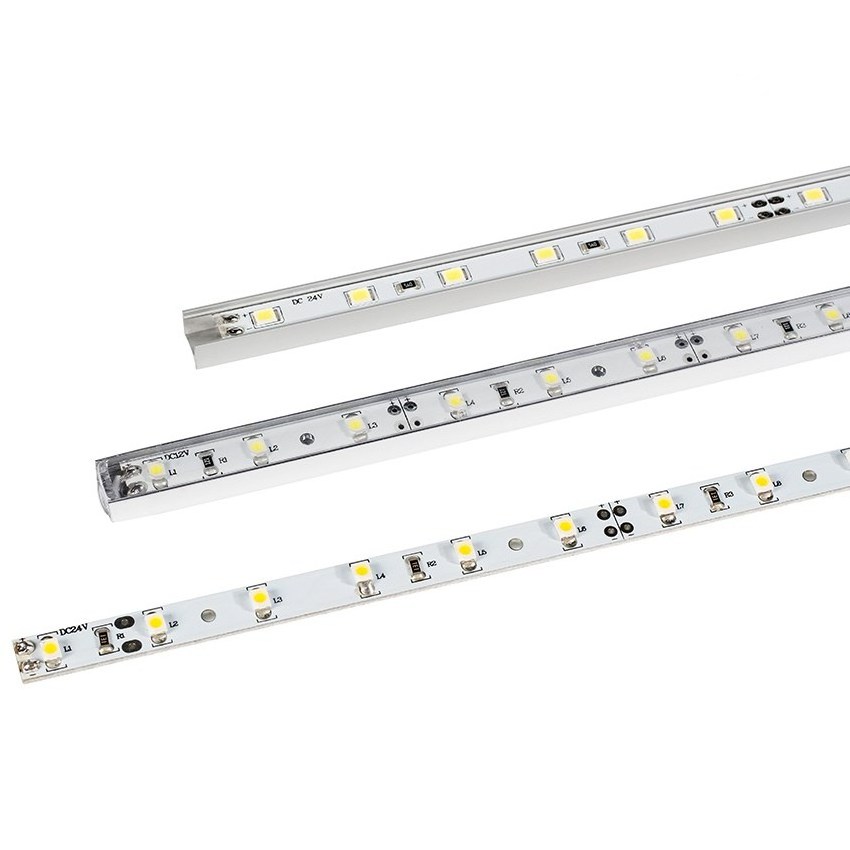 Aluminum Profile Led Light Bar Smd2835 Led Light Strip 2835 3528 Led Bar Light White Color 2835 Aluminum  Led Strip