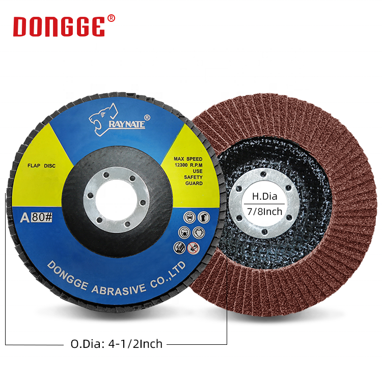 115mm Aluminum Oxide Flap Disc Angle Grinder Polishing Disc Abrasive Grinding Disc for Hardware