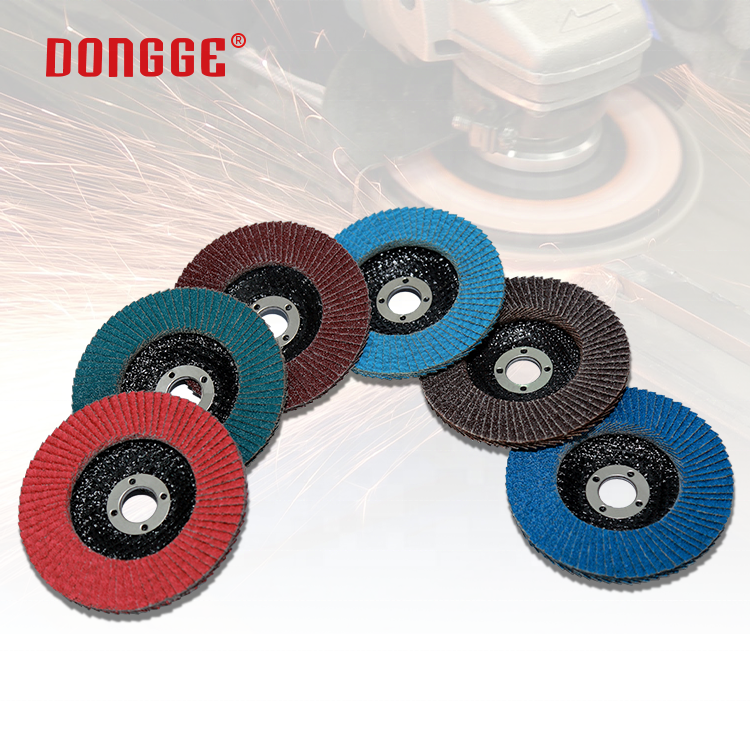 115mm Aluminum Oxide Flap Disc Angle Grinder Polishing Disc Abrasive Grinding Disc for Hardware