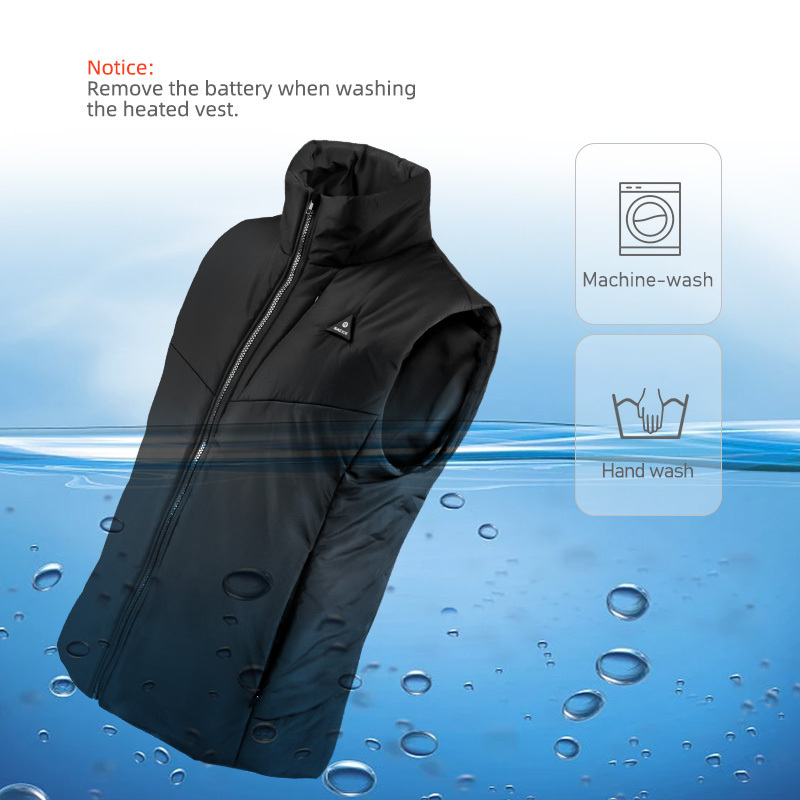 Outdoor Work Wear Fisherman Man With Battery Pack USB Battery Electric Heated Vest  Men For