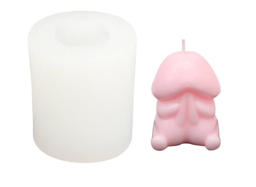 DIY Aromatherapy candle plaster handmade Penis silicone mold for candles