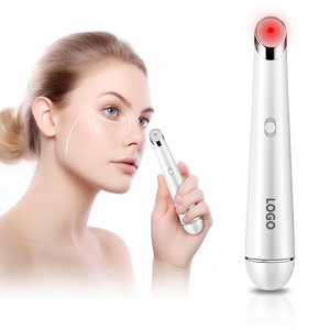 Multifunctional Home Use Eye Massager Electric Eye Care Anti-aging Waterproof Anti-puffing Red Light Therapy Eye Massage Pen