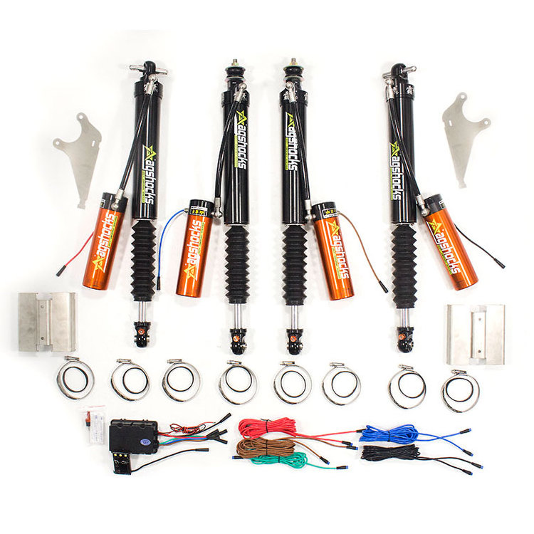 JK 4 inches lift kit with high and low speed compression rebound adjustment off-road shock absorber set