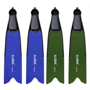 ALOMA diving fins Full pocket TPR PP blade Spearfishing Diving Flippers long free diving fins