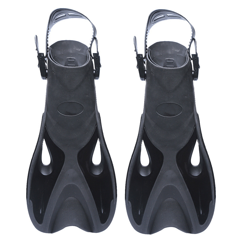 ALOMA Factory adults adjustable strap TPR+PP soft fins fipper short blade swimming snorkel fins