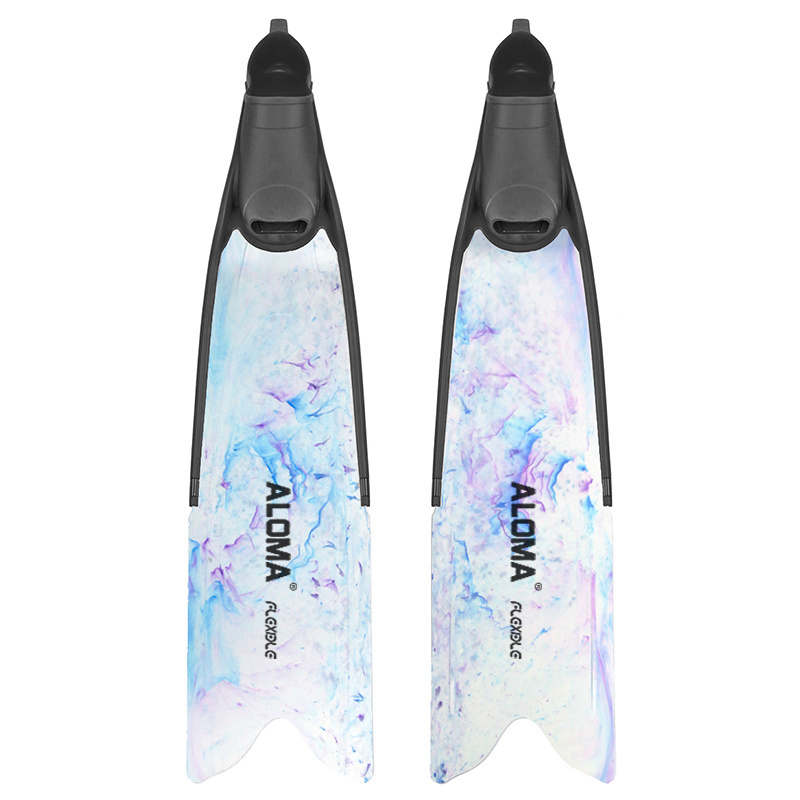 ALOMA diving fins Full pocket TPR PP blade Spearfishing Diving Flippers long free diving fins