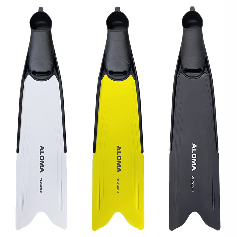 Custom Foot Pocket Diving spearfishing fins Fins freediving flipper equipment long blade freediving fins