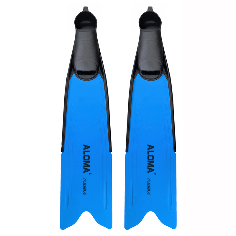 ALOMA diving fins Full pocket TPR PP blade Spearfishing Diving Flippers long free diving fins