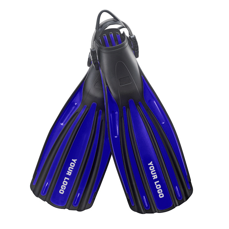 Aloma Spring strap scuba diving fins bodyboard Season Sale Swimming Fins soft TPR Diving Flippers long fins