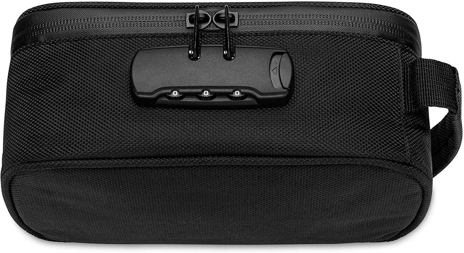 Waterproof Portable Smell Proof Case Bag Soft Odor Resistant Stash With Combination Lock Tool Bag