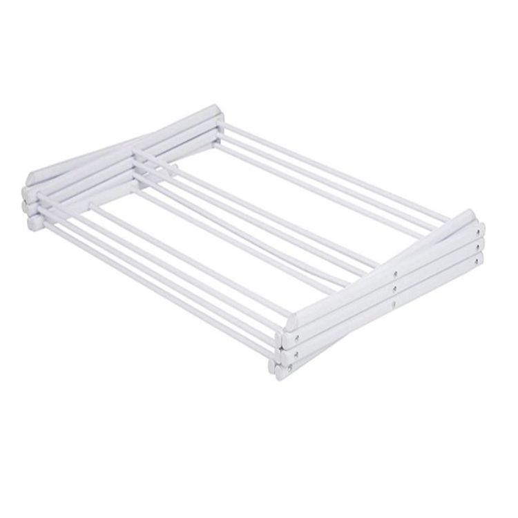 Factory wholesale aluminum strong floor folding hanging clothes rack