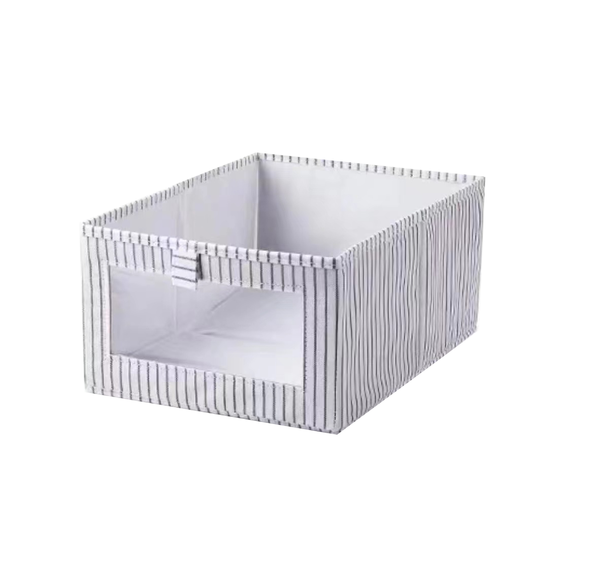 ANQI good quality factory made with see through window linen storage cubes for clothes