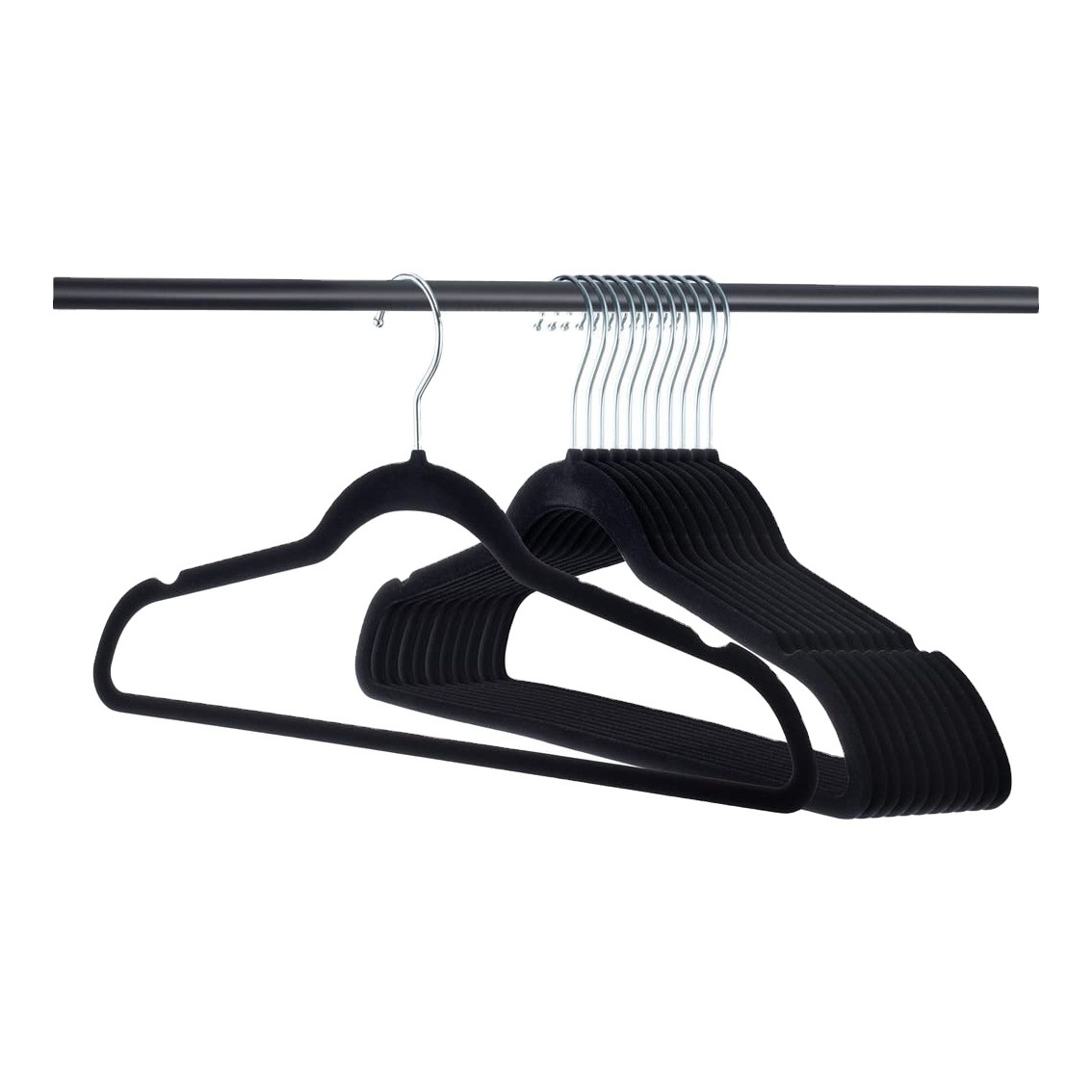 Premium Velvet Hangers Heavy Duty Clothes Hook flocked hanger Swivel 360-Ultra Thin non slip velvet hanger