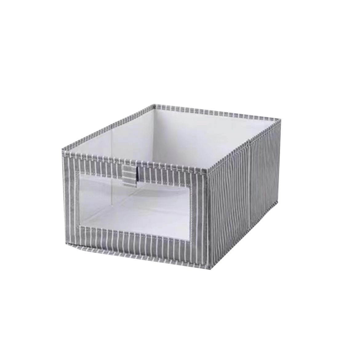 ANQI good quality factory made with see through window linen storage cubes for clothes